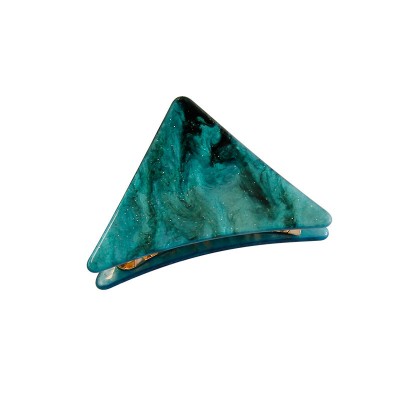 Acetate Triangle clip for women