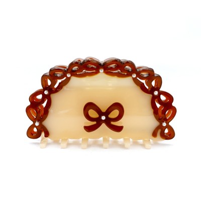 Bow-Knot Splicing Acetate Claw Clip