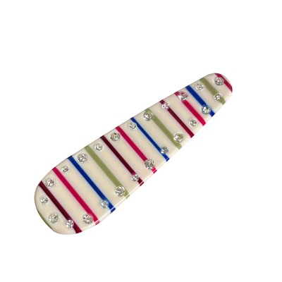 Acetate Full Diamond Duckbill Clips