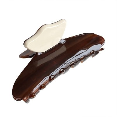 Colorful Striped Acetate Hair Claw