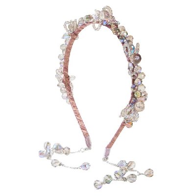 Crystal Headband with Detachable Tassel