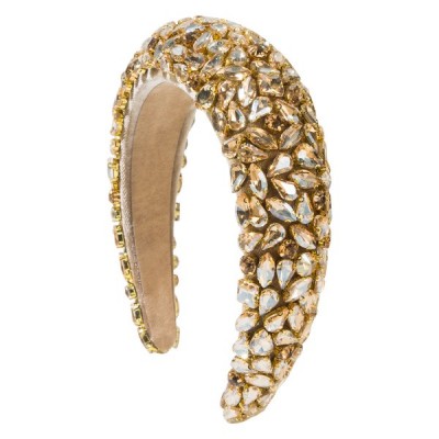 Statement Crystal-Encrusted Baroque Hairband