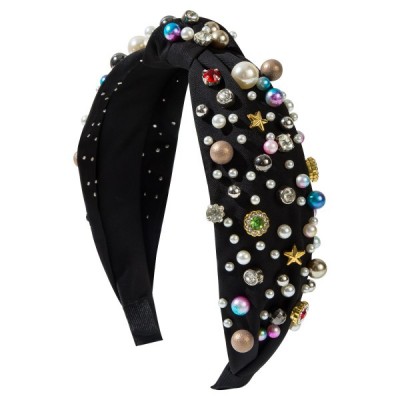 Vibrant Handcrafted Pearl Knot Hairband