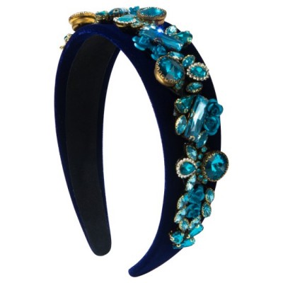 Baroque Headband with Alloy Floral