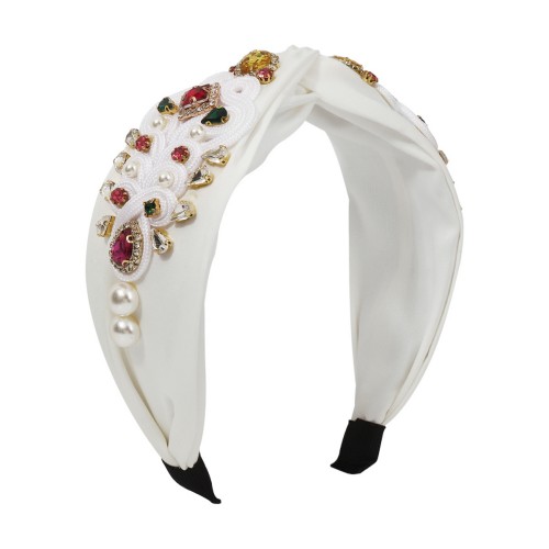 Exaggerated Baroque Rhinestone Headband