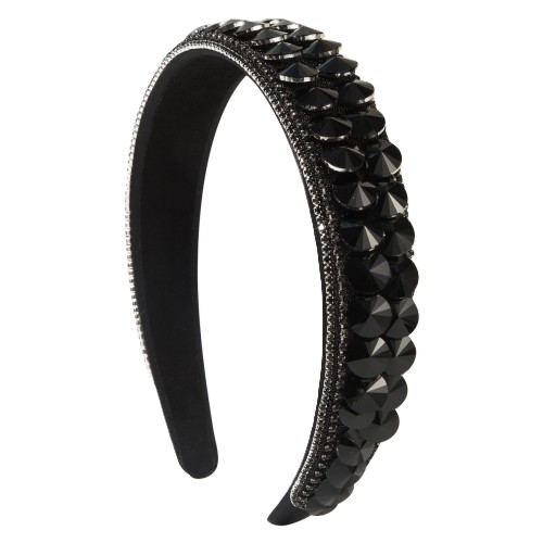 European Baroque Contemporary Full-Rhinestone Headband
