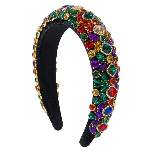 Baroque Velvet Wide Luxe Evening Headband