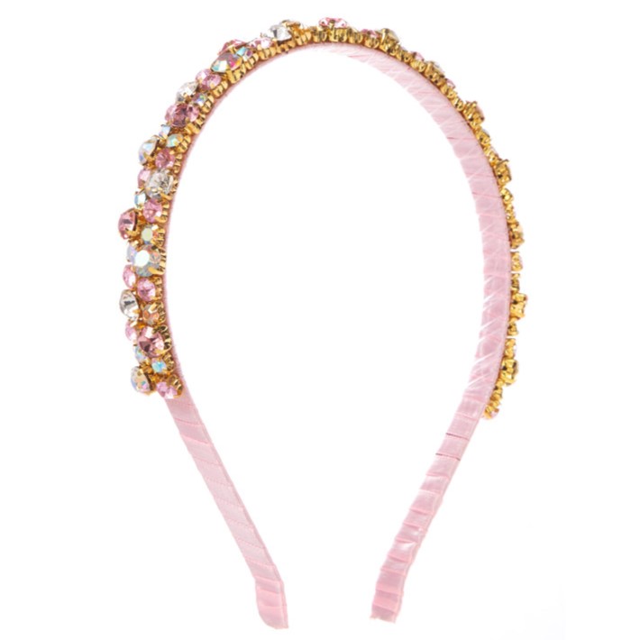 Luxury Baroque Rhinestone Thin Headband
