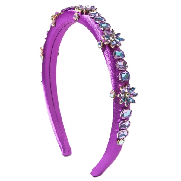 Baroque Padded Full Rhinestone Headband