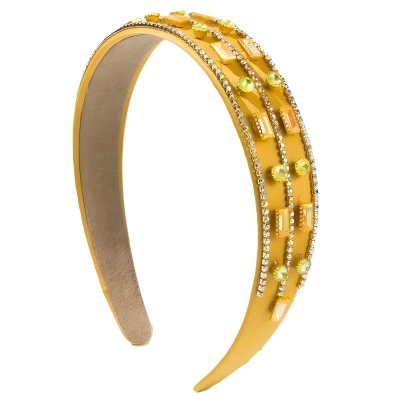 Korean Fabric Rhinestone Headband