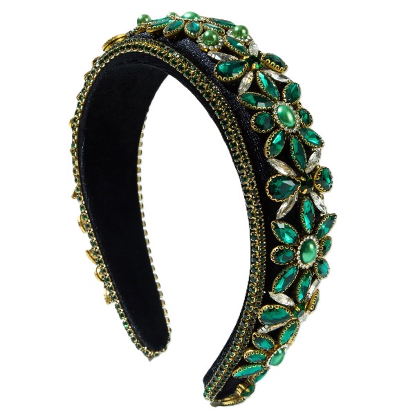 Luxury Baroque Rhinestone Pearl Headband