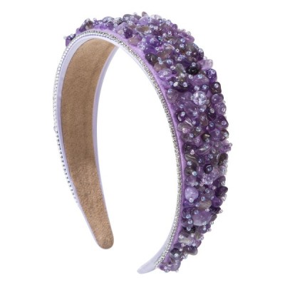 Baroque Handmade Full Crystal Beaded Wide Headband Baroque Handmade Full Crystal Beaded Wide Headband