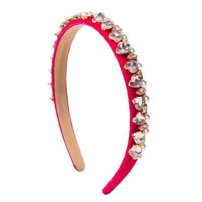 Valentine Heart Headband with Velvet Finish